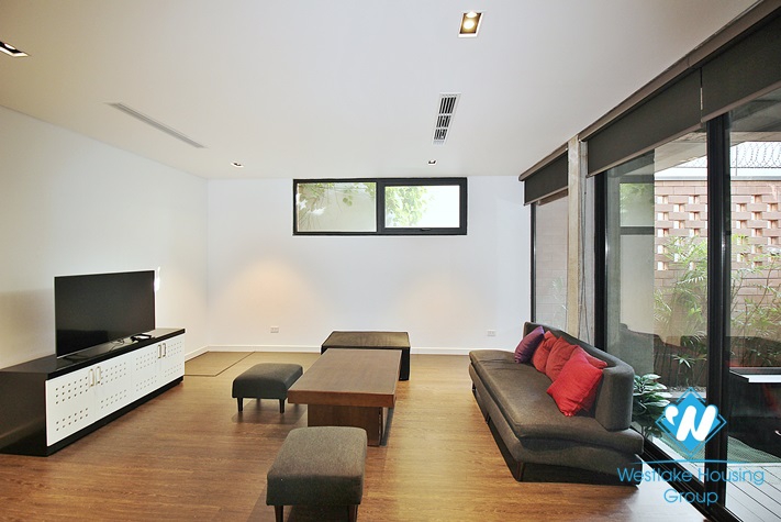 A wonderful new villa having nice outside space for rent in Tay Ho, Hanoi, Vietnam